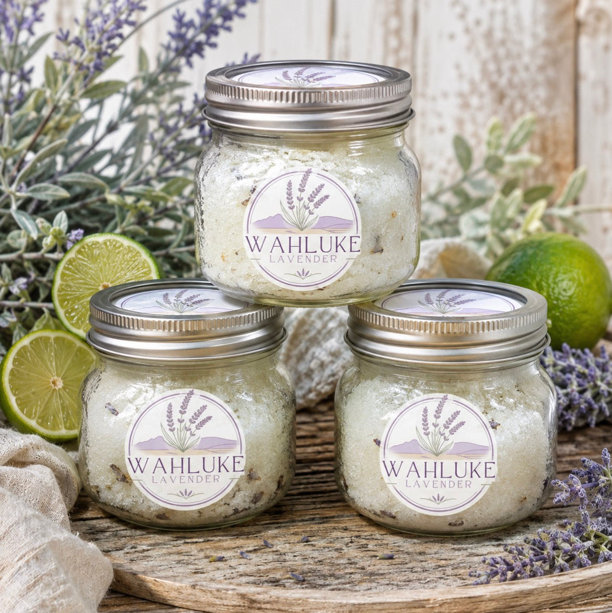 Lavender Lime Sugar Scrub